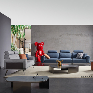Italian Design Sectional Fabric Living Room Modern Sofa