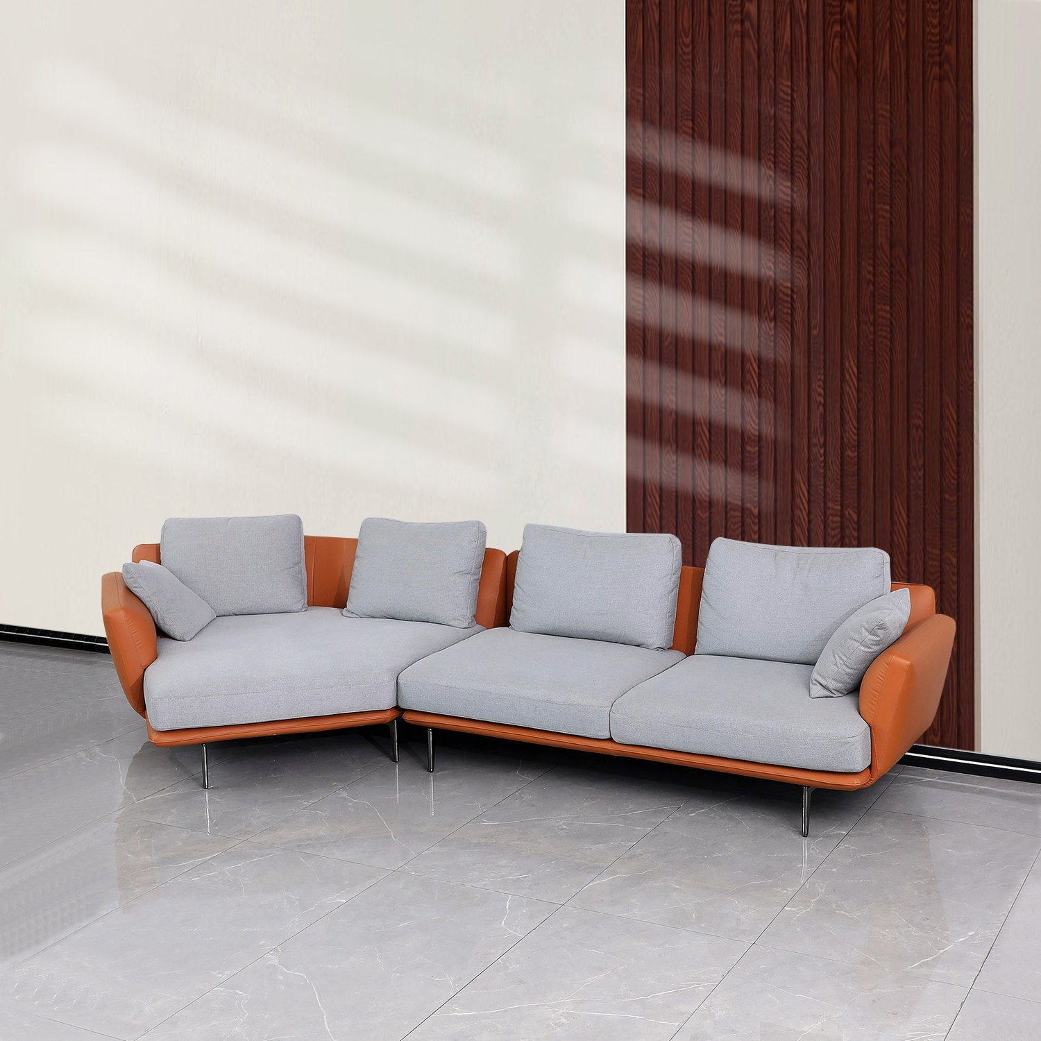 Direct Factory Hot Selling Living Room Leather Sofa
