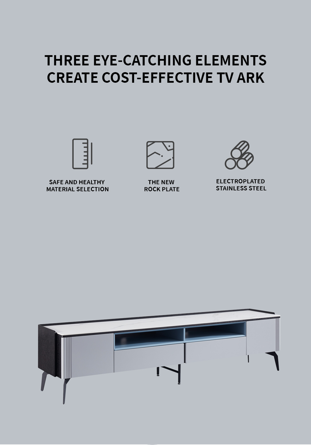 2022 Simple Design Living Room Furniture TV Cabinet