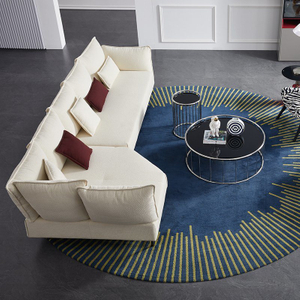Modern Home Living Room Nordic Luxury Fabric Corner Sofa