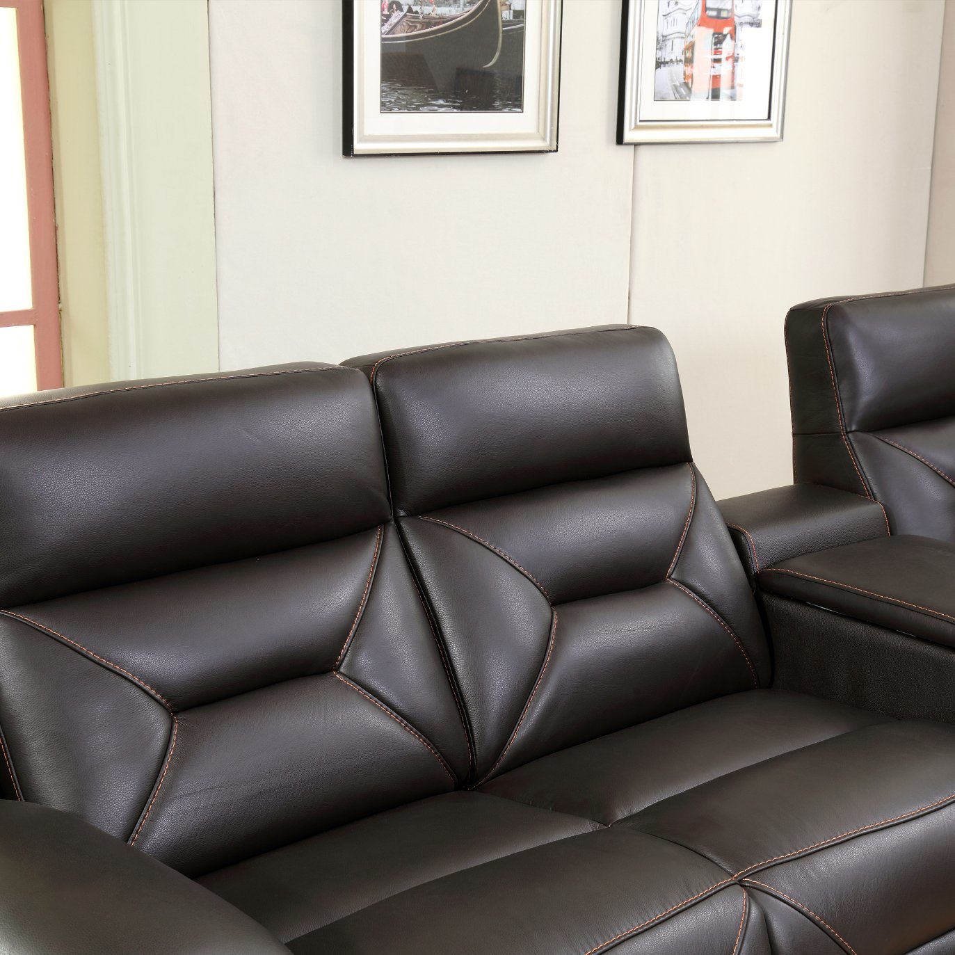 Hot Casual Lounging Feature Sofa Handmade Sofa Home Furniture Quality PVC Living Room Sofa