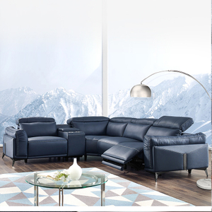 Luxury Smart Home High Back Sectional Recliner Sofa