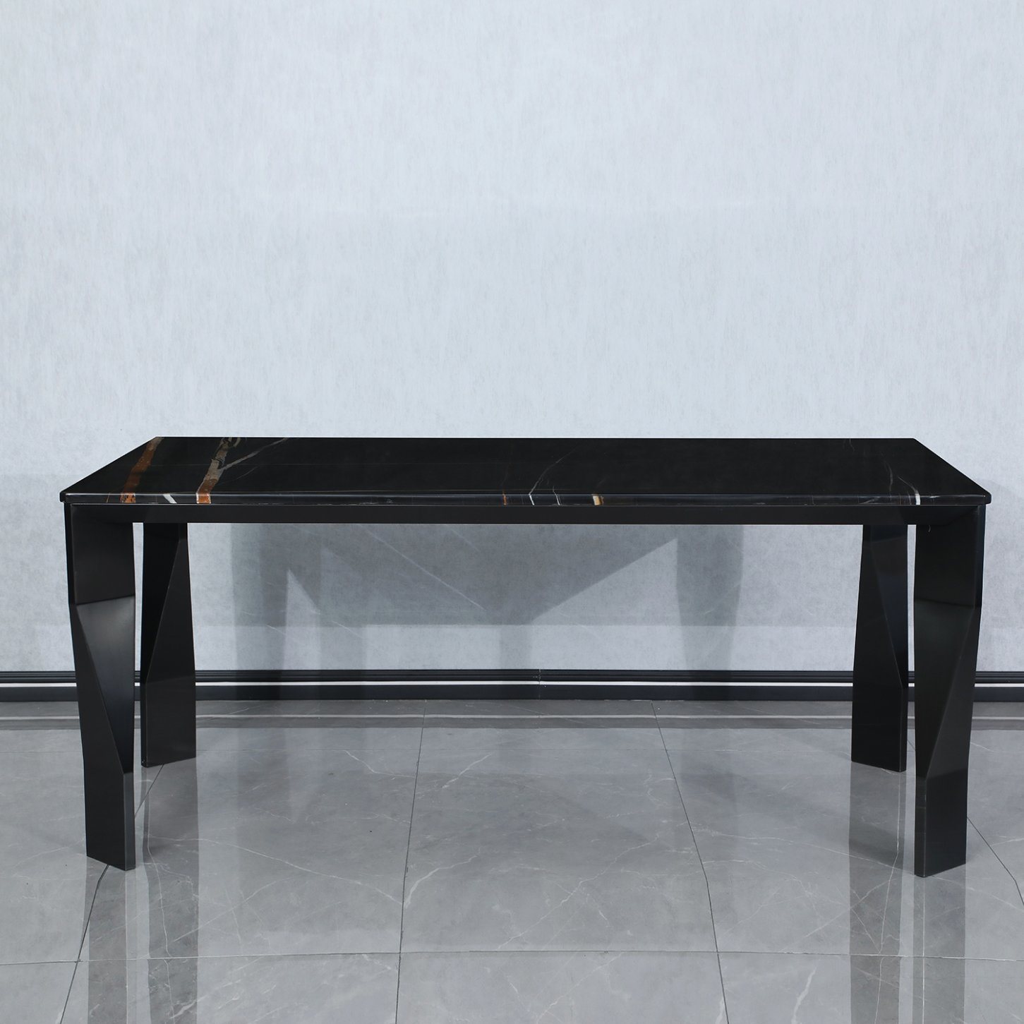 Modern Design Home Hotel Furniture Stainless Steel Marble Ding Table