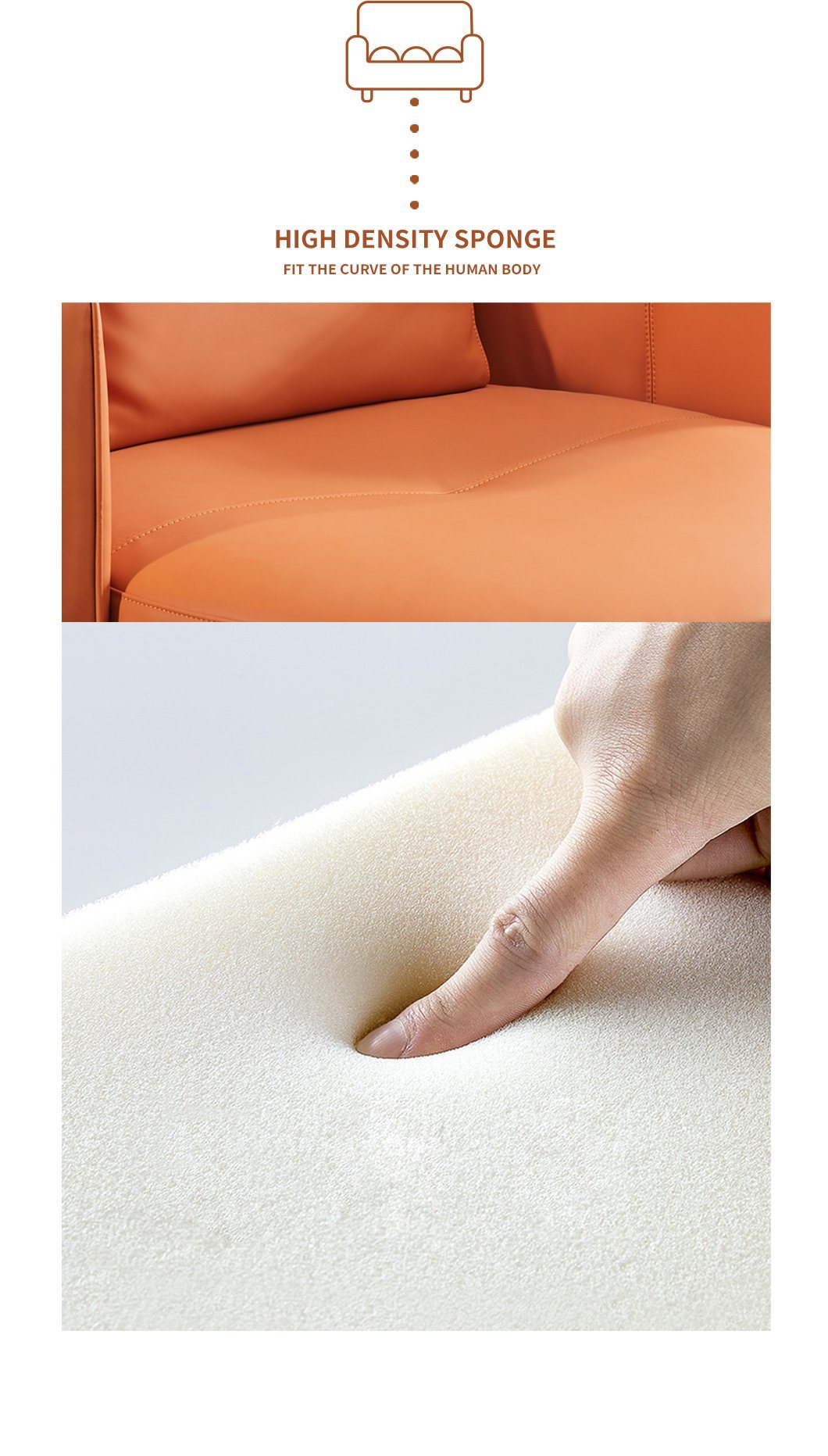 High Quality Living Room Nano Leather Easy Sofa