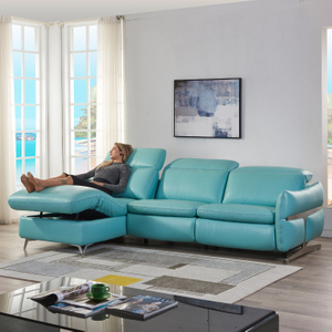 Multi-Functional Living Room Sofa Furniture Reclining Sofa Teal
