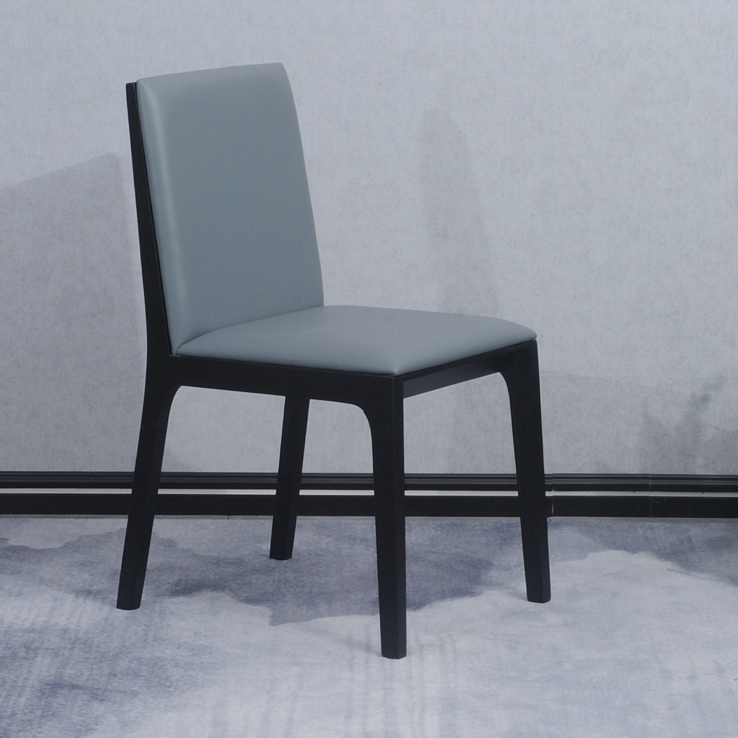 Modern Elegant Design Luxury Wooden Leather Dining Chair