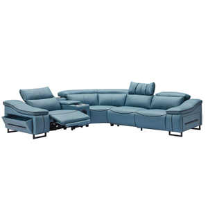 Simple Design Living Room Sectional Recliner Sofa